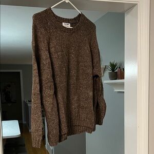 Old Navy Women's Brown Crew Neck Sweater